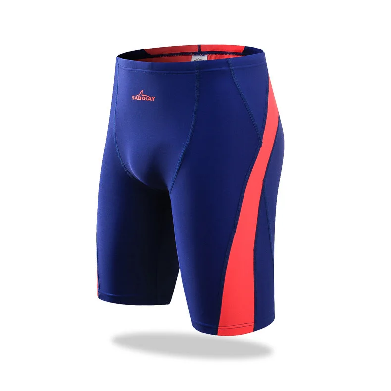 Man Competition Swimsuit Swimming Trunks Sports Suits Surf Shorts Mens