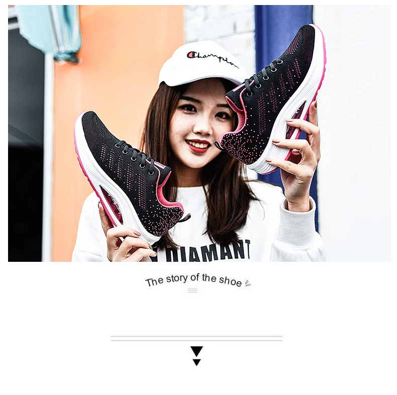 New Arrivals sport shoes woman air Mesh Women Sport Walking Shape-ups shoes Beautiful Sneakers women Sneaker