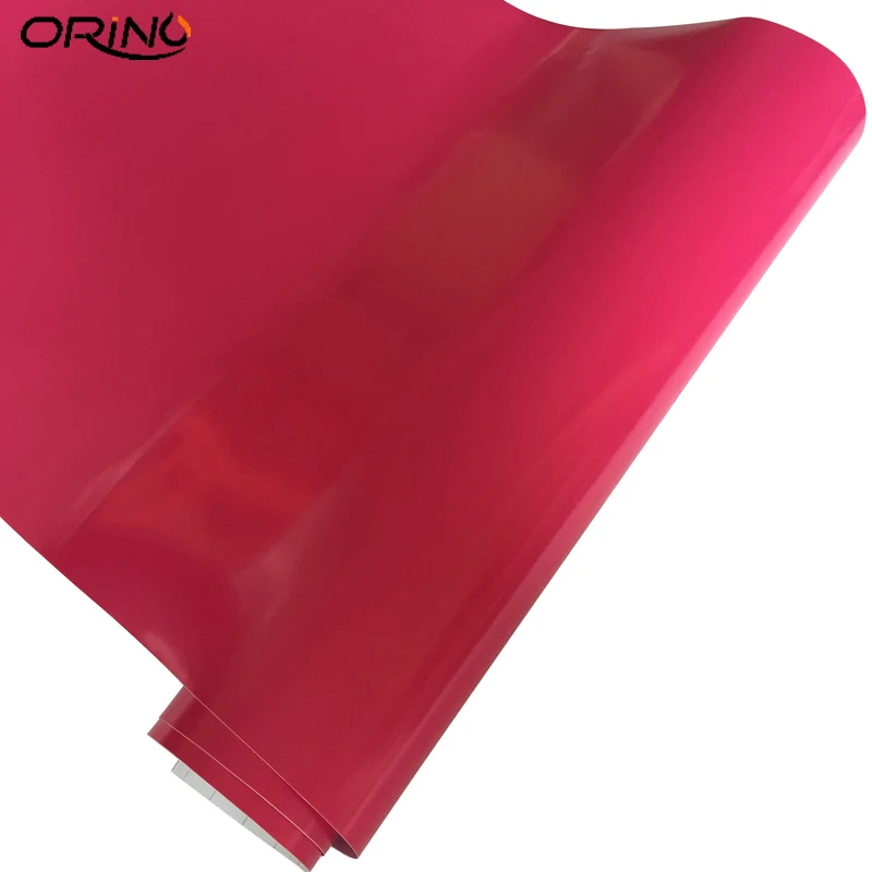 Rose Red Glossy Vinyl Film Sticker-3