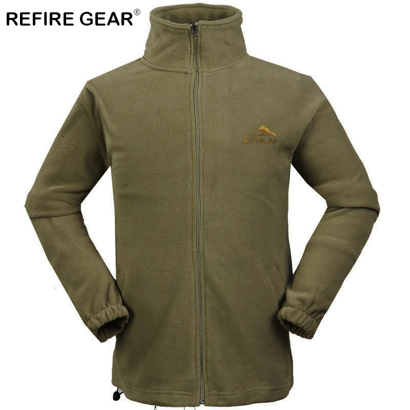 Refire gear, зимние толстые теплые куртки для кемпинга, мужские тепловые ветрозащитные походные флисовые куртки и пальто, верхняя одежда для альпинизма