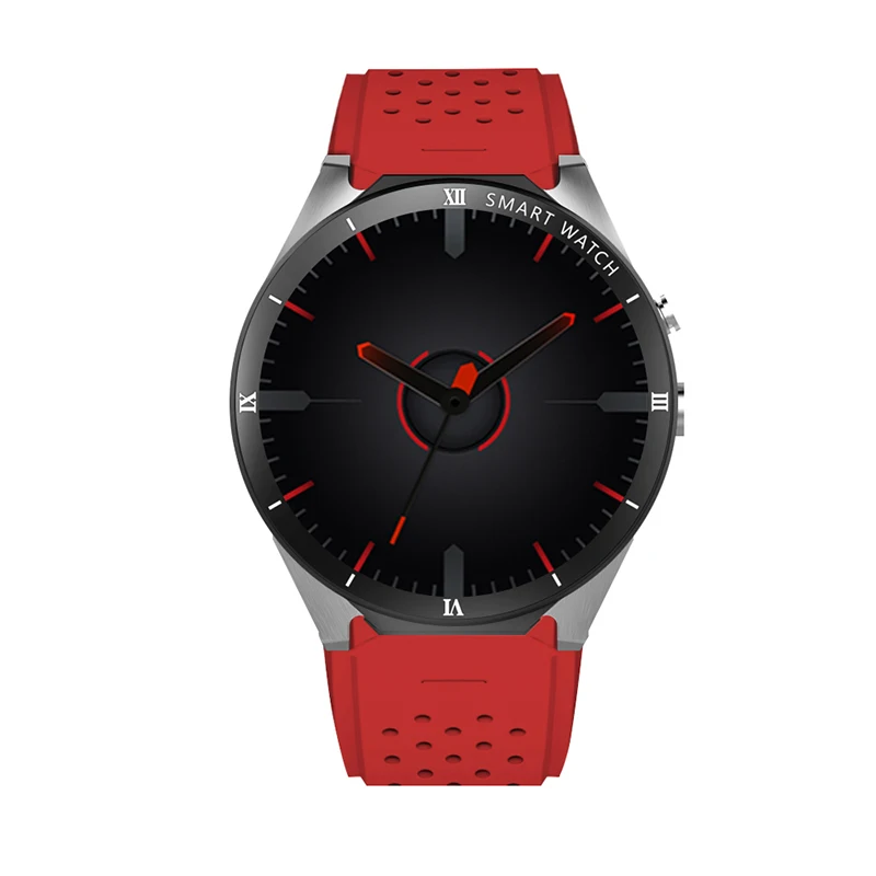 Kingwear KW88 pro умные часы с монитором сердечного ритма gps спортивные Смарт-часы для мужчин для IOS Android samsung xiaomi HUAWEI часы GT телефон - Цвет: red