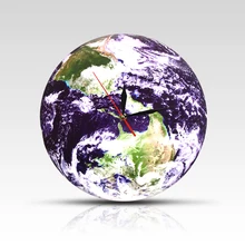 Круглые Настенные часы с планетой Земля настенные часы 3D Глобус современные настенные часы небесное космическое пространство, земля Настенный декор комнаты
