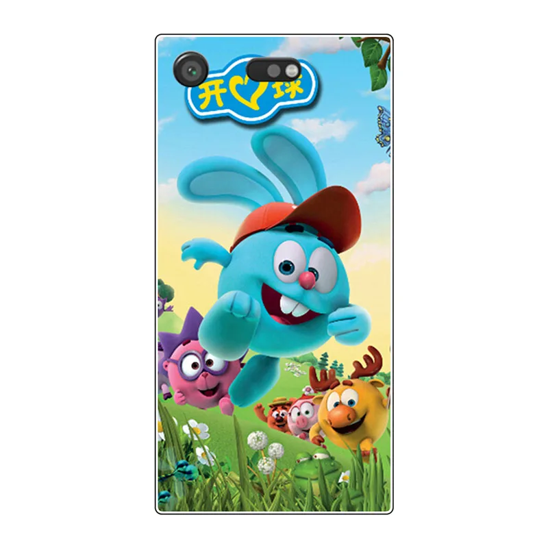 Чехол для Sony Xperia XZ1 G8341 G8342 5," красочная печать телефон задняя крышка Жесткий матовый чехол милый Turbo Замороженные Coque - Цвет: A153