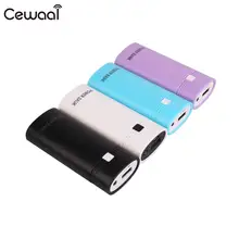 Cewaal Portable External USB 18650 Battery Charging Power Bank Charger Box Case