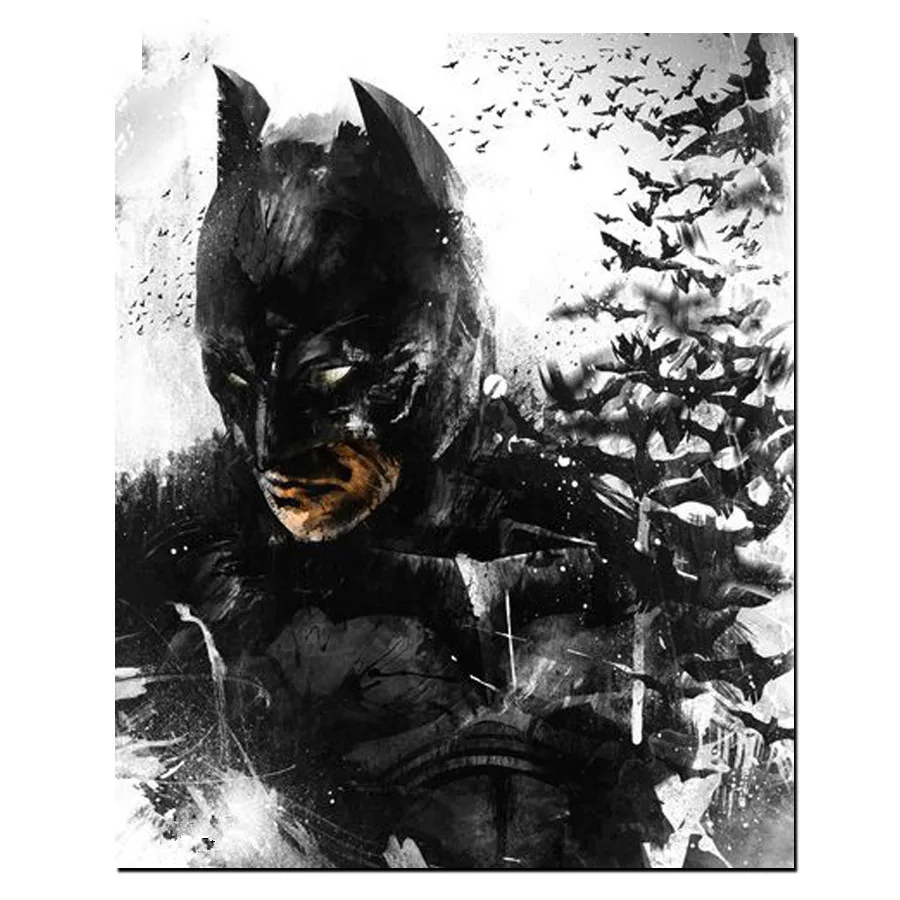 

Full Square / Round Diamond 5D DIY Diamond Painting "Batman Pattern Picture" Diamond Embroidery Kit Mosaic Home Decoration Gift