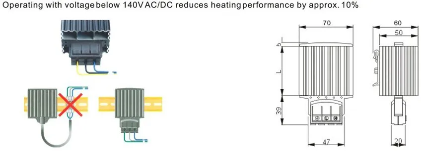 Бесплатная доставка Высокое качество Stego обогреватель hg140-100w PTC Тепловентиляторы HG140 тепловентилятор