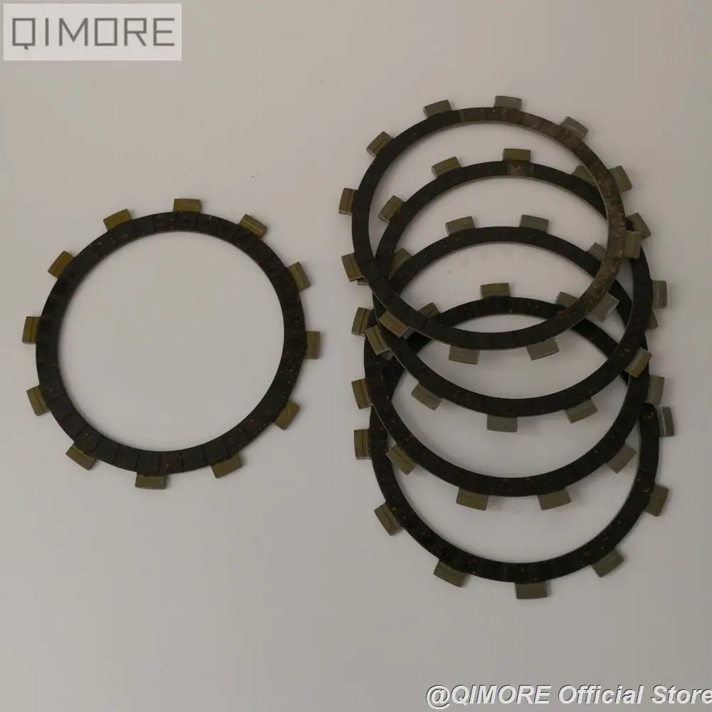 

Clutch Friction Plates (1 wider plate, 4 narrower plates) for Motorcycle KEEWAY Supershadow Cruiser Dorado Vento V-thunder COLT