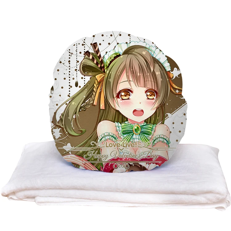 Аниме LoveLive! Kotori Minami Косплей круглая плюшевая подушка кукла Ручная теплая мягкие
