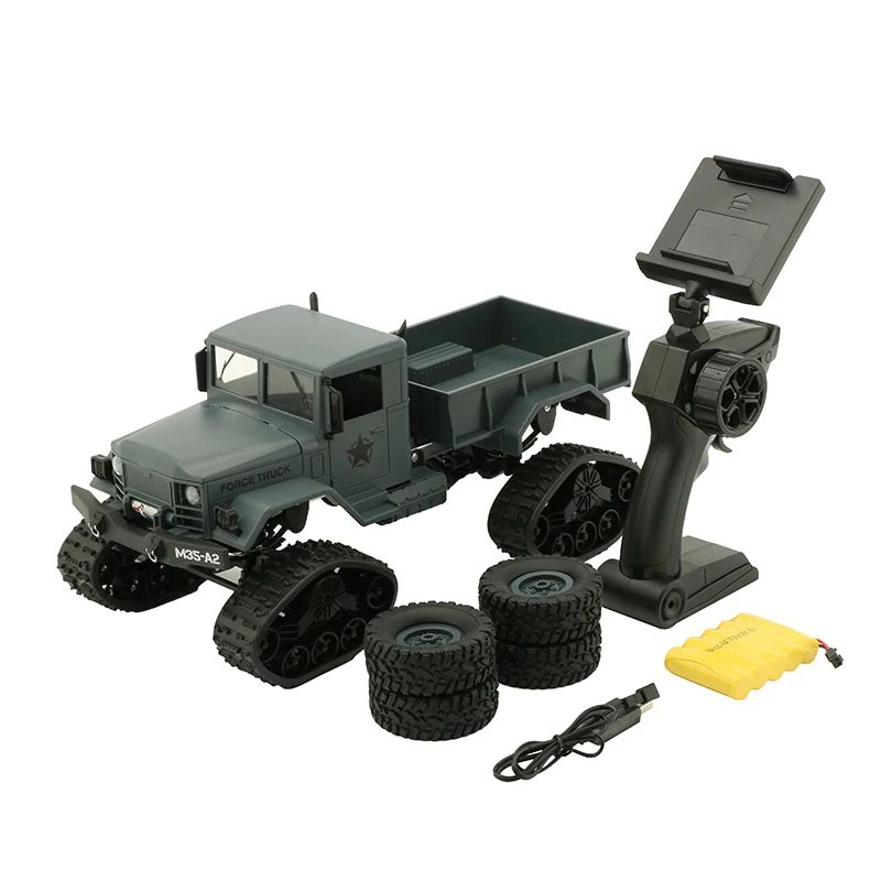 

WPL 1/16 RC Car 4wd Remote Control Military Truck Wheels Changeable Climbing Crawler Car Toys Gift For Children
