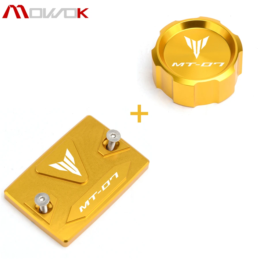 

Front & Rear brake Fluid Cilinder Master Reservoir Cover Cap For Yamaha MT 07 mt07 FZ07 FZ 07 Tracer 700