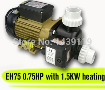 

EH 75 0.75HP spa heating pump with 1.5kw heater,for bathtub, pools & spa,Can replace one pump with heating function