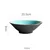 Japanese ice crack glazed lake blue color bowls tableware household rice bowl ceramic fruit salad bowl 8