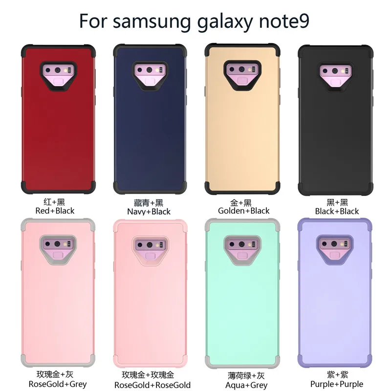 Для Samsung note9 s9Plus note8 J7 US версия Ударопрочный Мягкий силиконовый 3-слойный