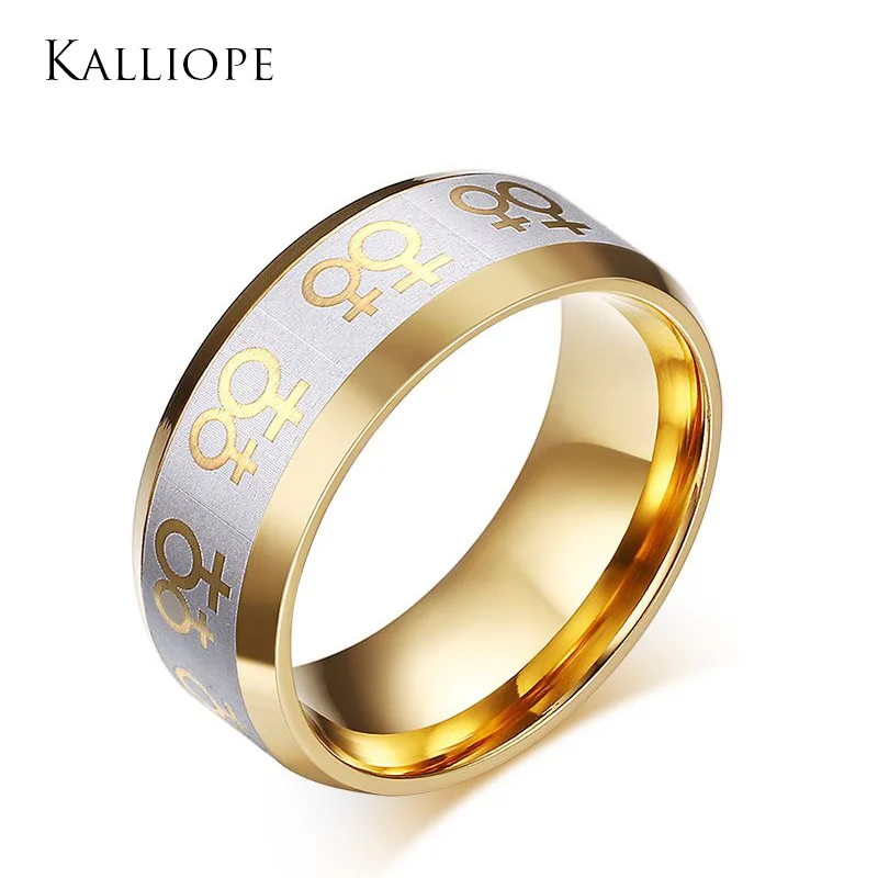 Kalliope 2017 титана steel личности Fashion подруга кольцо fashion женские кольца оптом anillos Mujer