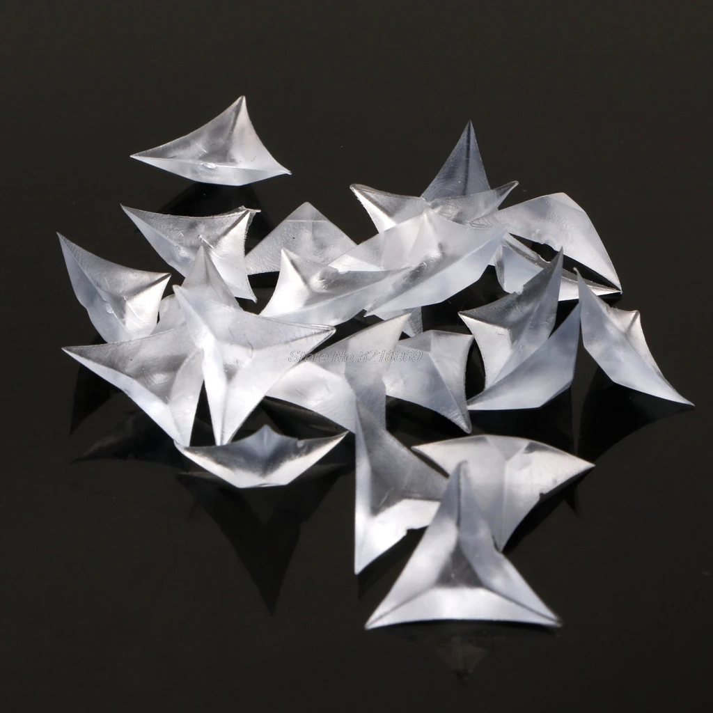 

100PCS PP Clear Anti Dust Edge Triangles For Furniture Cabinet Drawer Corners