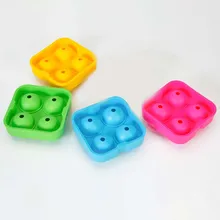 1 шт. 4 Большой силиконовые формы для льда чайник коктейль ледяной шар для виски аппарат-изготовитель кубиков льда лоток аксессуары для кухонного бара