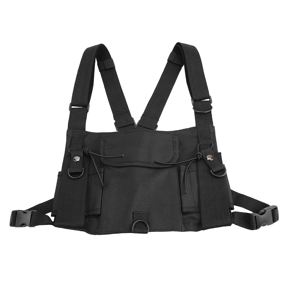 

Multi-function Tactic Radio Pocket Chest Rig Harness Vest Pocket Call Equipment Games Outdoor Hiking Survival Hunting Vest