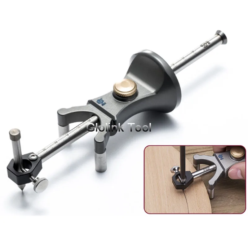 

Woodworking Linear Arc Scriber Tool DIY Scribe Tool Draw Circle Woodworking Tool Blade Carpenter's Scriber Parallel Drawer