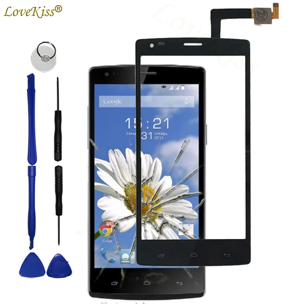 Сенсорный экран передней панели IQ 4505 для Fly IQ4505 Quad Era Life 7 сенсорный дигитайзер ЖК