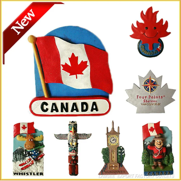 500pcs Wholesale 2015 New 3D Travel Souvenir Canada Style Toronto