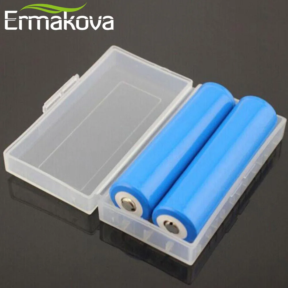 ERMAKOVA 10 Pcs/Lot Battery Storage Box Hard Plastic Battery Case