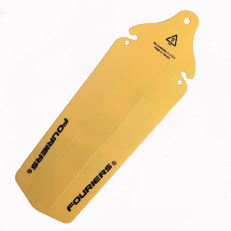

FOURIERS Yellow MTB DH Rear Fenders Saddle Rail Fender Bike Mudguard PP Fouriers