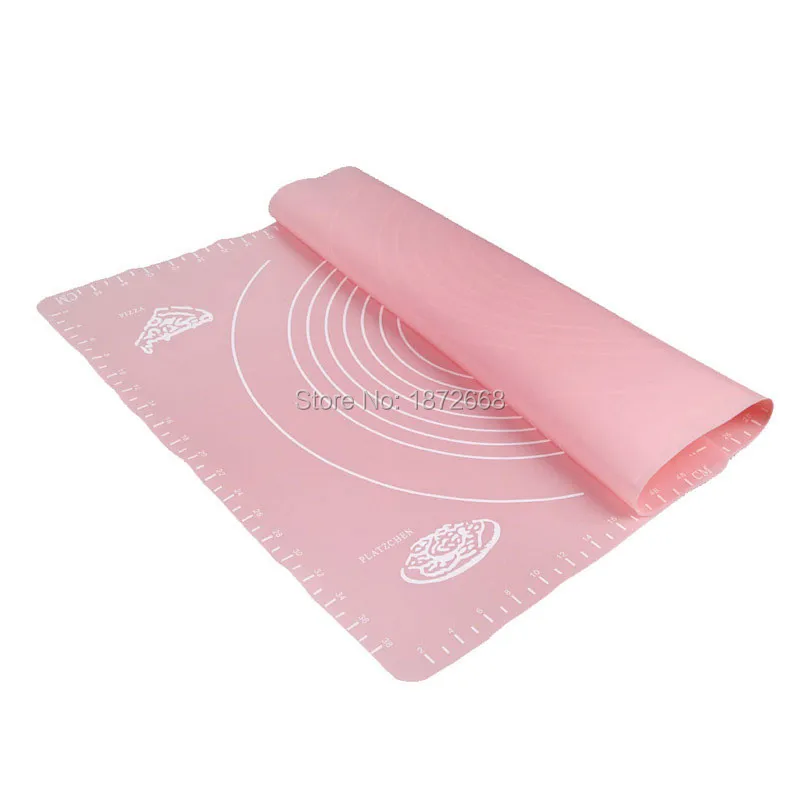 50*40cm Silicone Mat Baking Cake Dough Fondant Rolling Kneading Mat