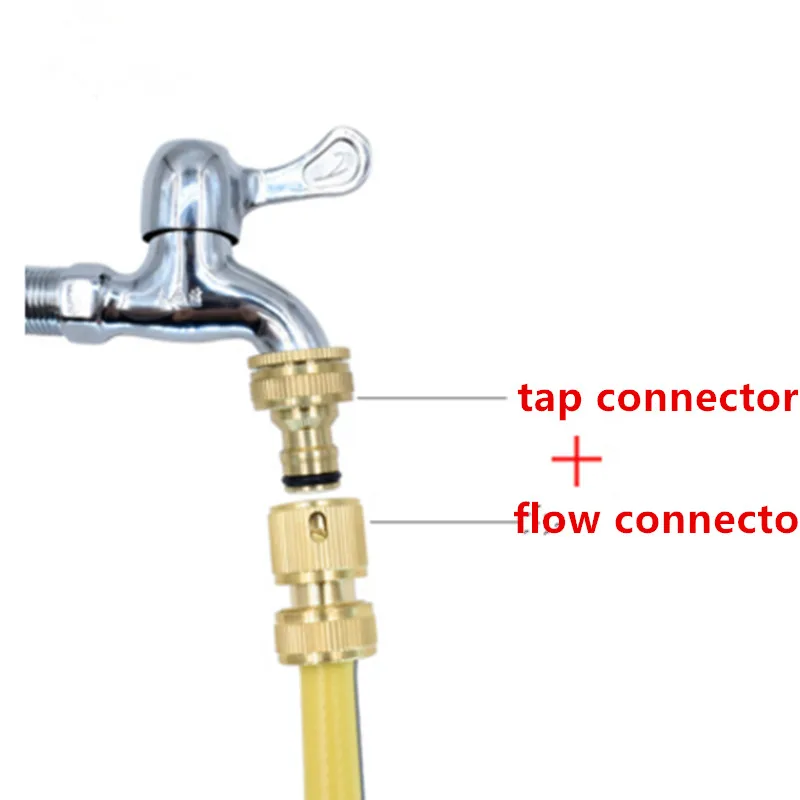 3/" 1/2" " стиральная машина кран медь разъем автомобиля водяной пистолет Садоводство быстрое подключение соединители для крана садовый шланг