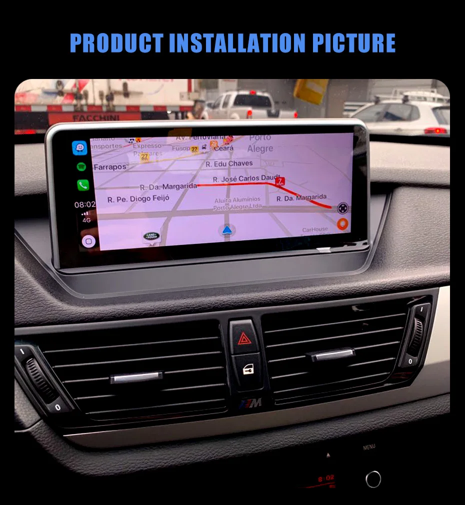 Cheap KANOR PX6 Six Core Android 8.1 Car GPS Navigation for BMW X1 E84 2009 2010 2012 2013 2014 2015 With Wifi dvd multimedia 1