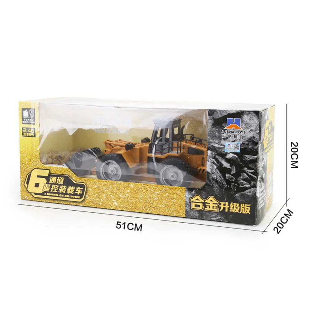 1:18 RC грузовик 6CH бульдозер трактор имитация на дистанционном управлении конструктивные игрушки