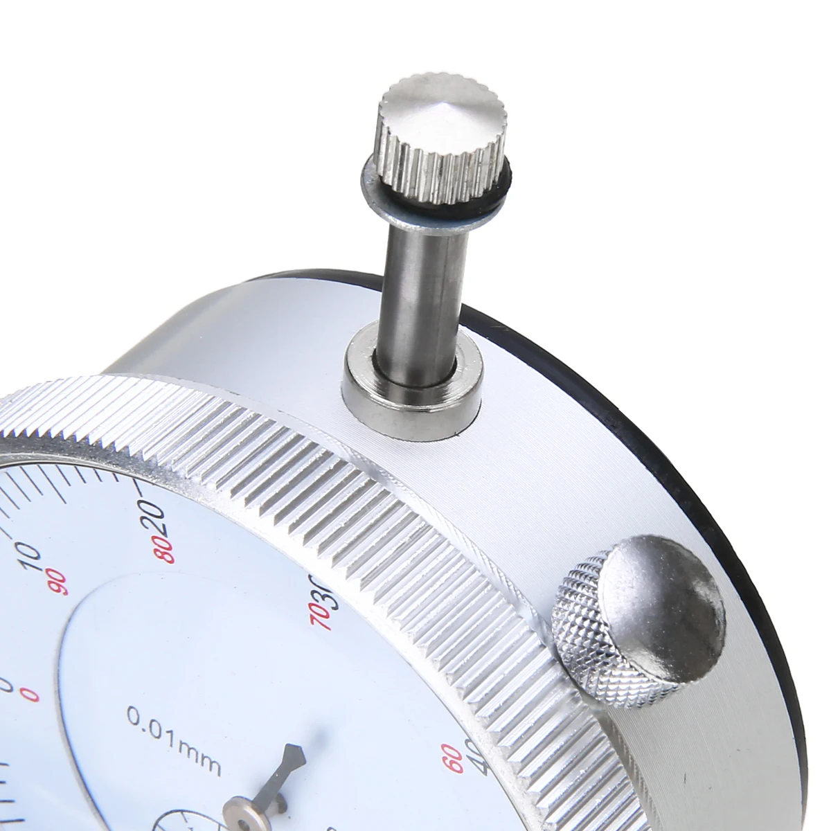 1pc 0.01mm Accuracy Indicator Gauge 55mm Diameter Dial Indicator Measurement Instrument Tool 0-10mm Measure Range