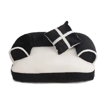 

Creative Pet Dog bed Removable Caver Small Medium Dogs bed House With Pillow Cats Soft Cotton Padded Pet Sofa Cushions