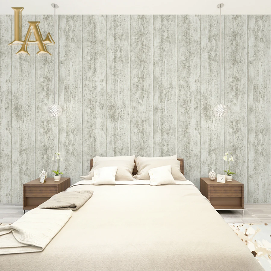 Modern Simple 3D Wooden Wallpaper For Walls Vinyl Wall Paper Rolls For Bedroom Living Room Sofa TV background Decor