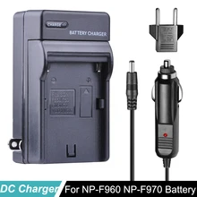 NP-F960 NP-F970 Battery Car Charger+EU Plug for SONY NP F960 F970 F950 F330 F550 F570 F750 F770 MC1500C 190P NP-F975 BC-VM10 NP-F960 NP-F970 Battery Car Charger+EU Plug for SONY NP F960 F970 F950 F330 F550 F570 F750 F770 MC1500C 190P NP-F975 BC-VM10