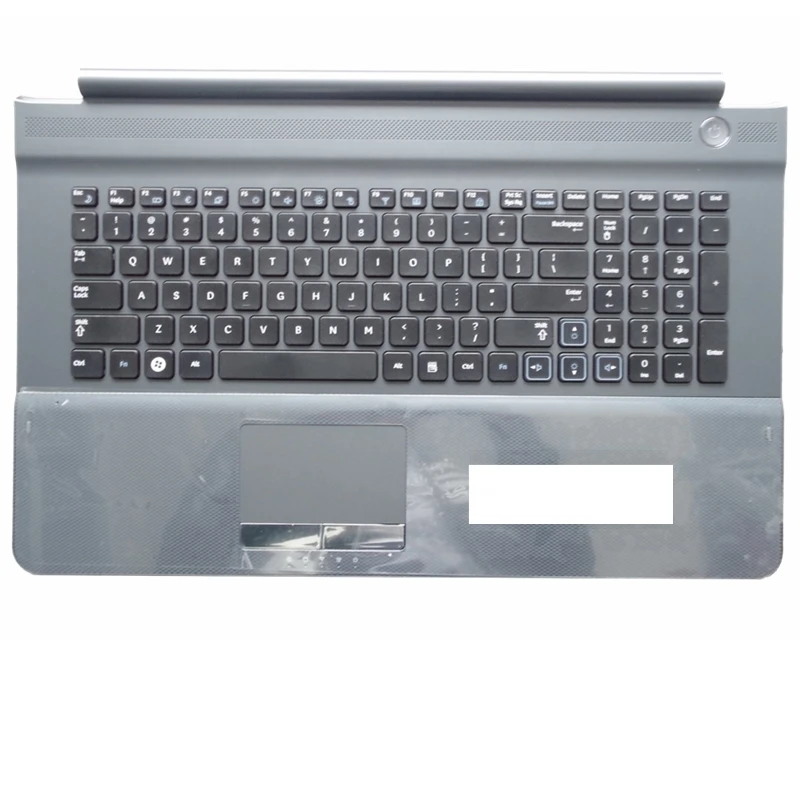 QH US For SAMSUNG NP RC710 RC711 RC720 Replace laptop keyboard with C shell New English Black button gray border | Компьютеры и офис