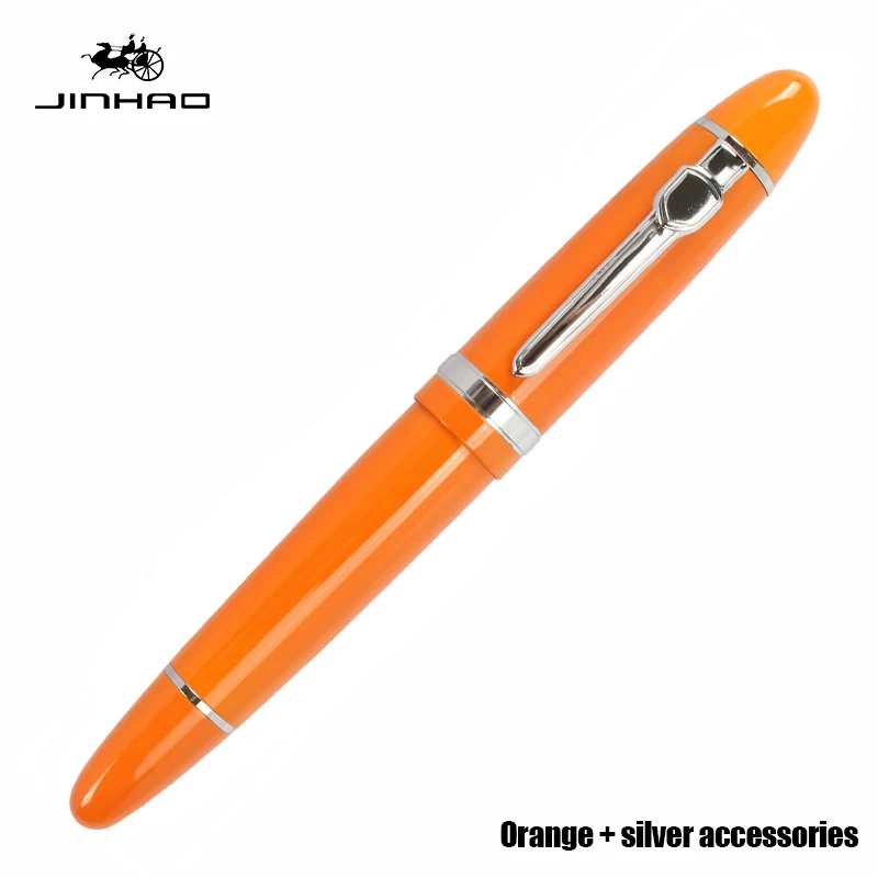 Jinhao 159 перьевая ручка высококачественные чернила в перьевые ручки перо 0,5 мм каллиграфия ручка vulpen boligrafos de marca lujo pluma fuente - Цвет: juse jin jian