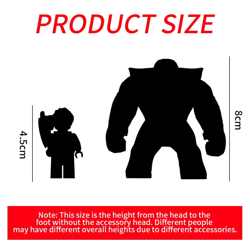 Marvel Avengers Endgame Model LegoING Figures Thanos Ironman HulkWonder Woman Killer Frost Ant-man building blocks Action toys