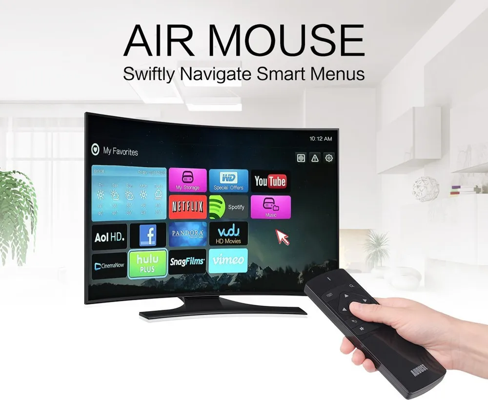 August PCR500 Android TV Remote with Airmouse and Keyboard