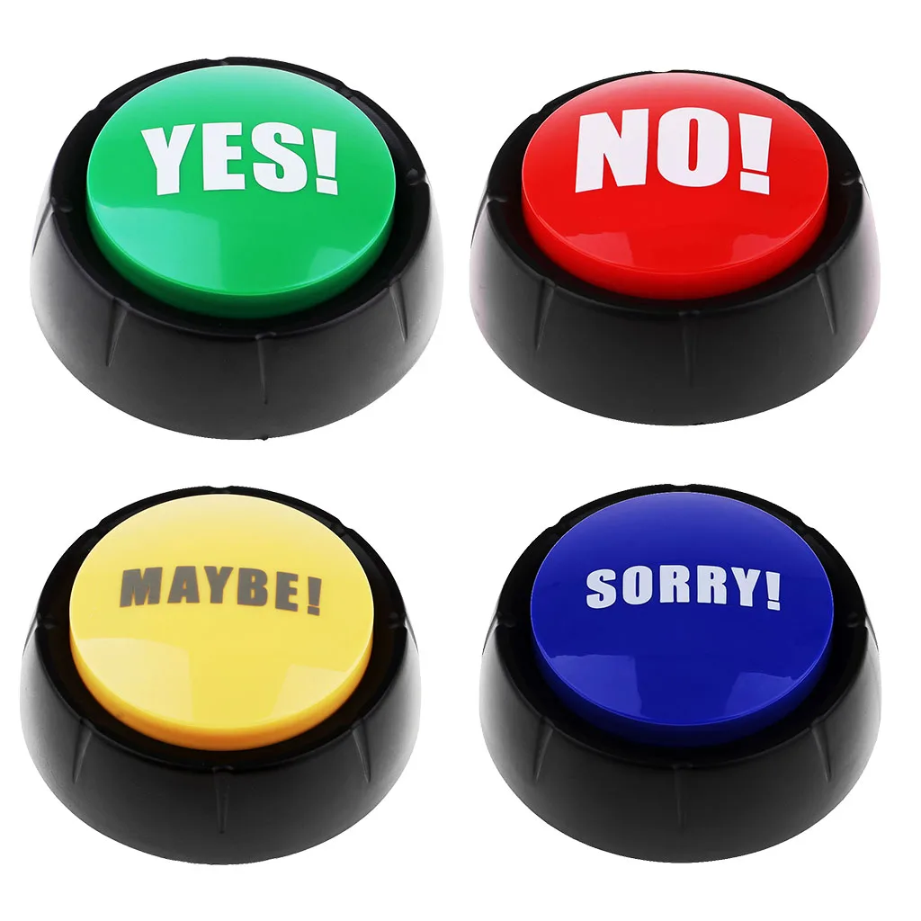 1 Pcs 9cm Learning Resources Dome Shaped Sound Buttons Game Show Answer Buzzers Party Entertainment Board Games