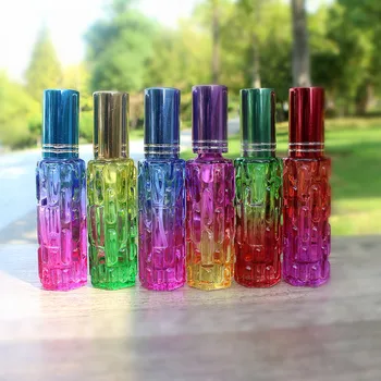 

10ML Colored Bitter Gourd Perfume Empty Spray Bottle 6PCS/LOT