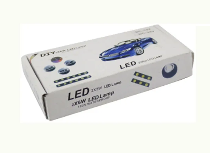 

Universal Car Styling 12V 6W LED DRL Round Shape Daytime Running Light  COB LED Chip for All Cars Use  Auto Lamp With Flash