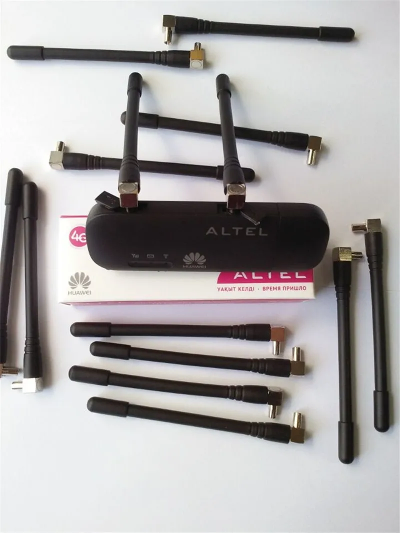 Booster para Huawei Lote de 10 E5372 e Zte Conector Lte Antena E8372 E8278 E5577 E8377 R216 Mf920 Mf90c Pcs For2pcs Ts9 4g 1 Computador e Escritório