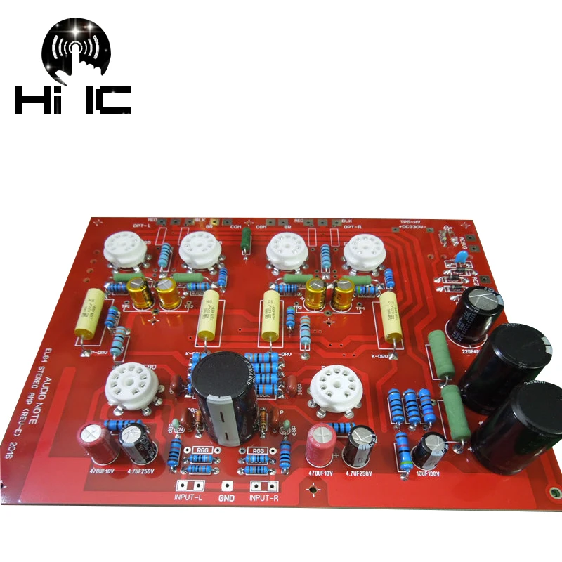 Последние Hi-Fi Hi-End стерео Push-Pull EL84 вакуумный ламповый усилитель PCB DIY Kit Ref аудио Примечание ПП доска