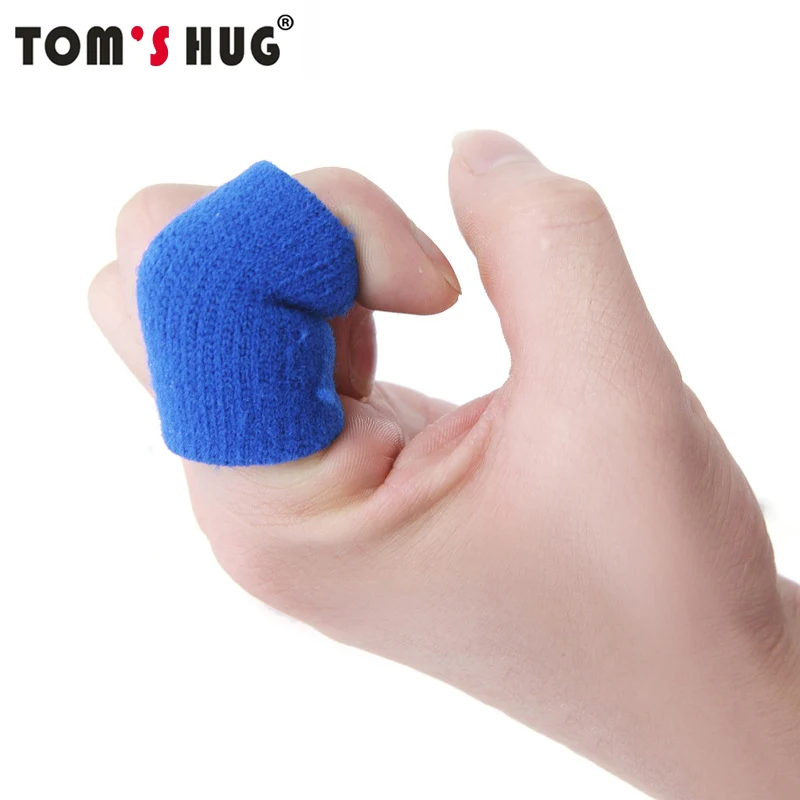 Tom's Hug Brand Elastic Finger Protect Guard 4 Colors / 10 Pcs Basketball Soccer Volleyball Finger Sports Protection Tools
