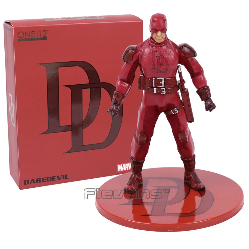 

MEZCO Marvel Daredevil 1/12 Scale Statue PVC Action Figure Collectible Model Toy 16cm