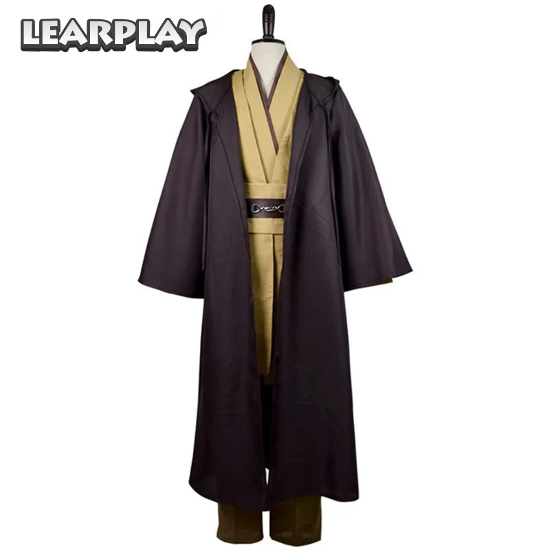 Buy Star Wars Jedi Robe Obi Wan Kenobi Cosplay Costume New Tunic Halloween