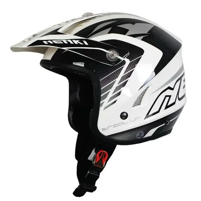 Новое поступление Nenki 606 для мотогонок шлем Off Road Extreme мотоциклетные шлемы Moto Casco велосипед с пиком - Цвет: Темно-серый