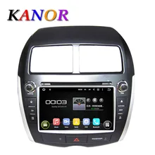 KANOR android 5.11 Del Coche DVD GPS de Radio para Mitsubishi ASX/Citroen C4/Peugeot 4008 con qual Core 1.6G BT USB Mapa Libre WIFI