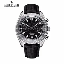 Reef Tiger Brand Luxury Mens font b Watches b font Sport Chronograph Date Waterproof Super Luminous