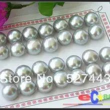 > 14 пара серый пресноводный жемчуг серьга